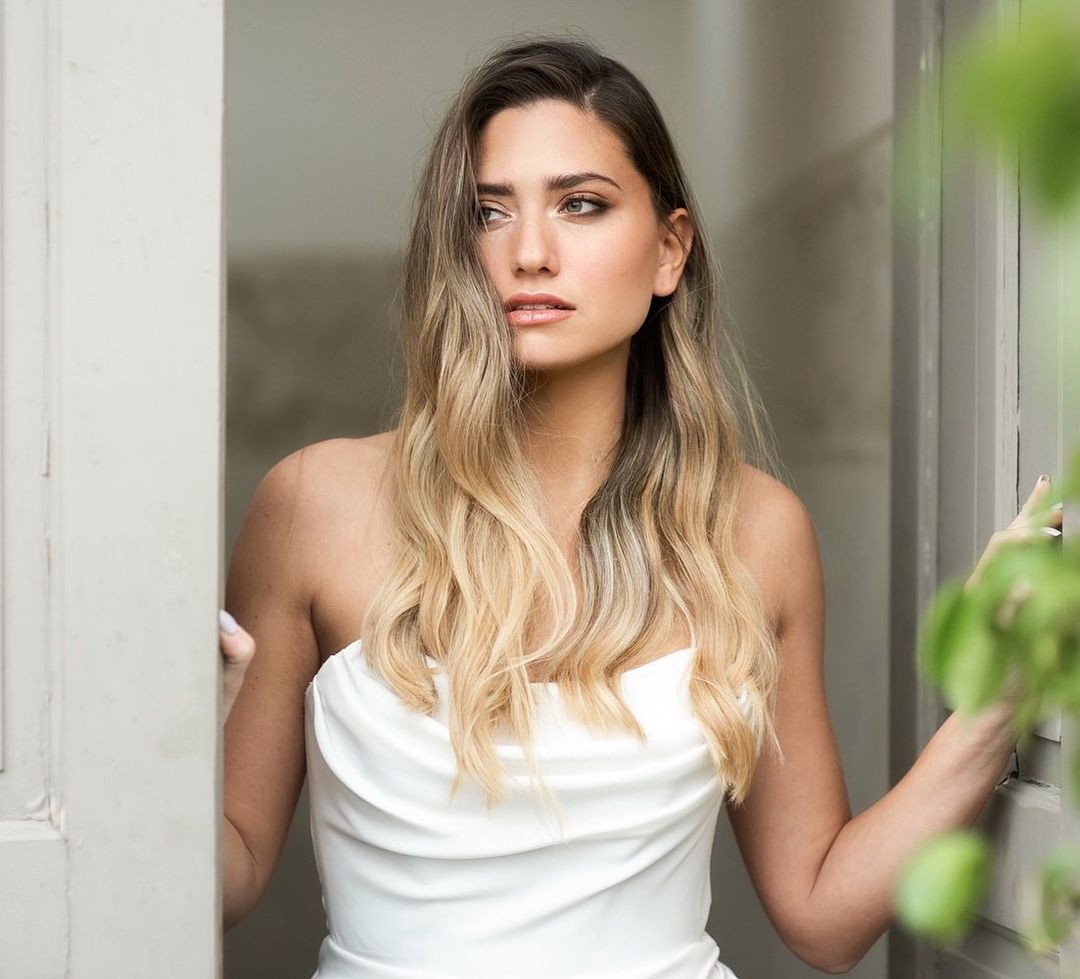 איפור כלה עם שמלת כלה